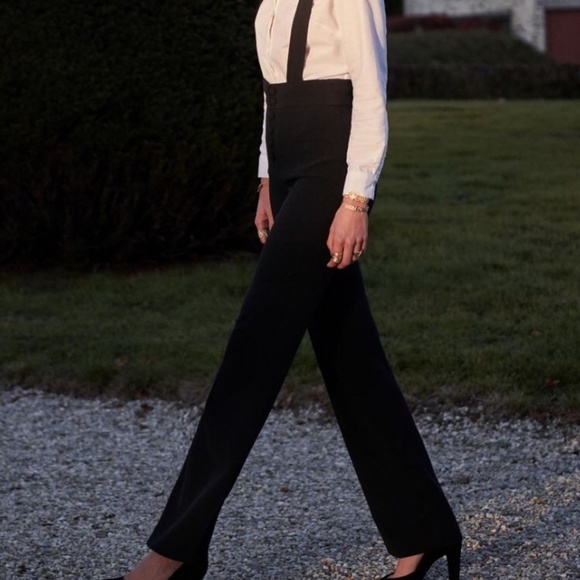 Sezane Pants - Sezane Etienne Trouser Black FR36